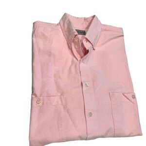 Paul Smith Men’s Button Down Shirt Pink Short Sleeve Size Medium